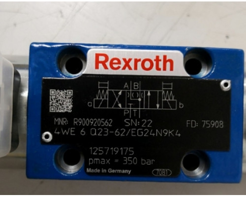 Гидравлический клапан Rexroth Bosch R900920562 4WE 6 Q23-6X/EG24N9K4