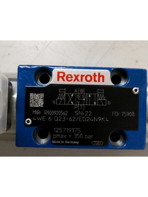 Гидравлический клапан Rexroth Bosch R900920562 4WE 6 Q23-6X/EG24N9K4