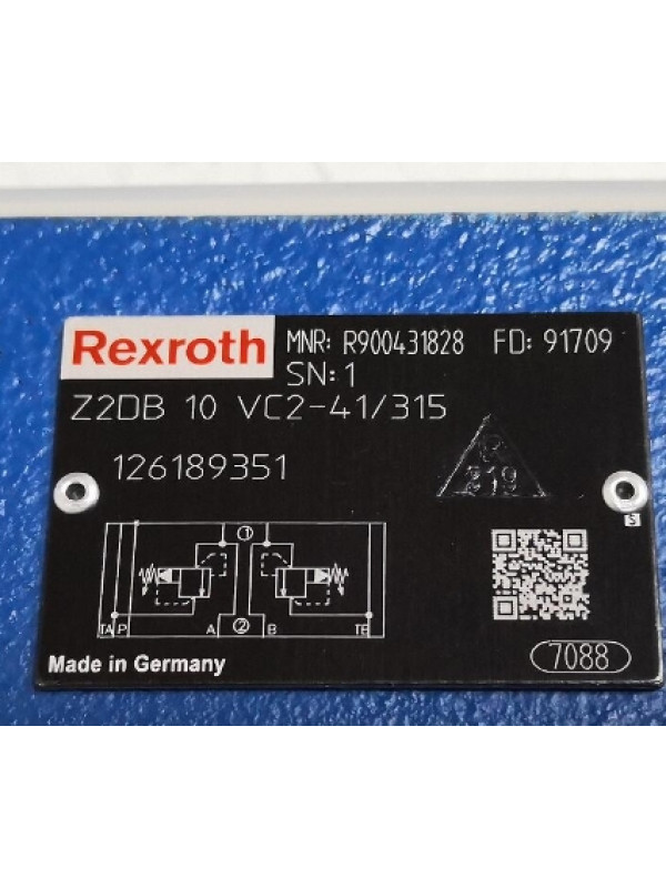 Гидравлический клапан Rexroth Bosch R900431828 Z2DB 10 VC2-4X/315