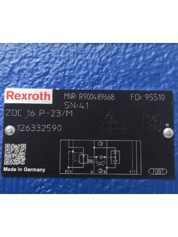 Гидравлический клапан Rexroth Bosch R900489668 ZDC16P-23/M