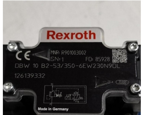 Гидравлический клапан Rexroth Bosch R901003002 DBW10B2-5X/350-6EW230N9DL