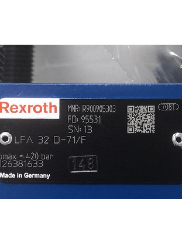 Гидравлический клапан Rexroth Bosch R900905303 LFA 32 D-7X/F