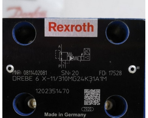 Клапан Rexroth Bosch 0811402152 DREBE 10Z-1X/315XYMG24K31A1M
