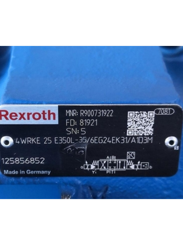 Клапан Rexroth Bosch R901198820 4WRKE 25 W8-350L-35/6EG24K31/F1D3V