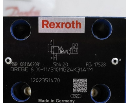 Клапан Rexroth Bosch R901121104 DREBE 6 X-1X/310MG24K31A1V