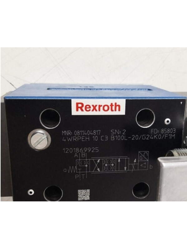Клапан Rexroth Bosch 0811404817 4WRPEH10C3B100L-20/G24K0/F1M
