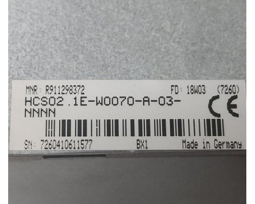 Контроллер Rexroth Bosch R911296725 HMV01.1R-W0045-A-07-NNNN