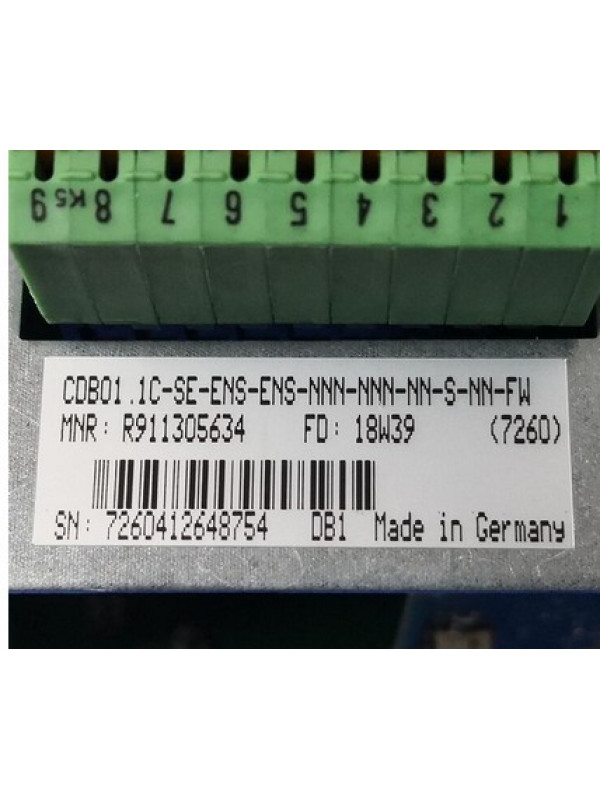 Контроллер Rexroth Bosch R911305634 CDB01.1C-SE-ENS-ENS-NNN-NNN-NN-S-NN-FW