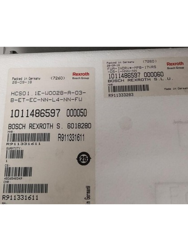 Контроллер Rexroth Bosch R911331611 HCS01.1E-W0028-A-03-B-ET-EC-NN-L4-NN-FW