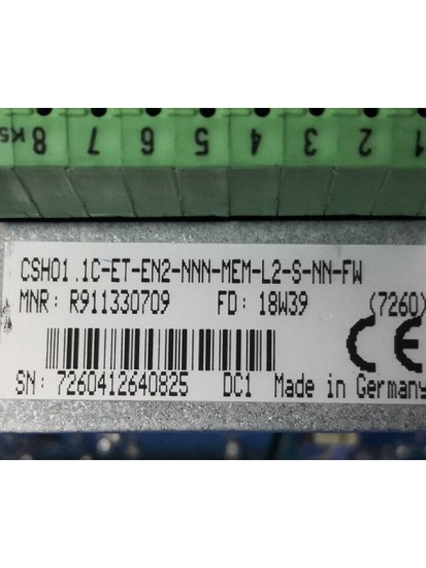 Контроллер Rexroth Bosch R911330709 CSH01.1C-ET-EN2-NNN-MEM-L2-S-NN-FW + R91 1328741