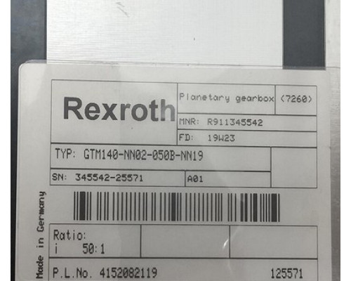 Контроллер Rexroth Bosch R911345542 GTM140-NN2-050B-NN19