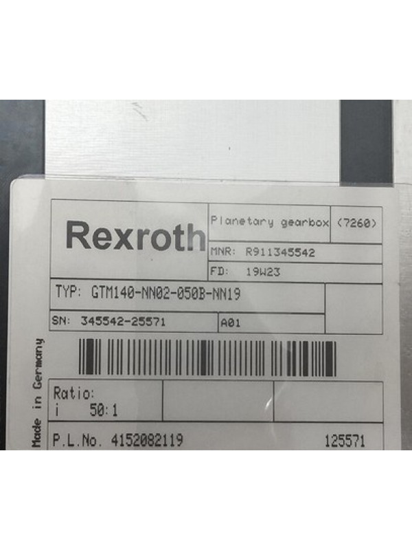 Контроллер Rexroth Bosch R911345542 GTM140-NN2-050B-NN19