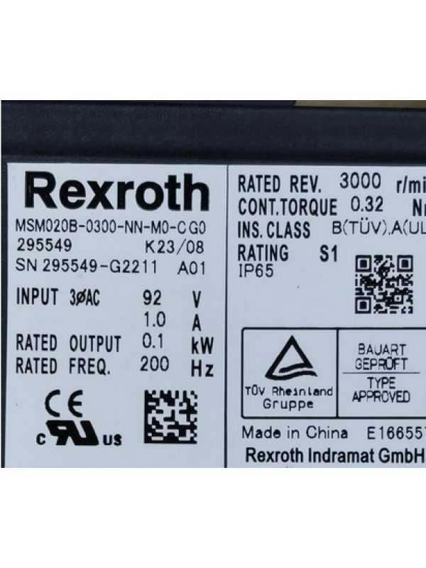Контроллер Rexroth Bosch R911295549 MSM020B-0300-NN-M0-CG0