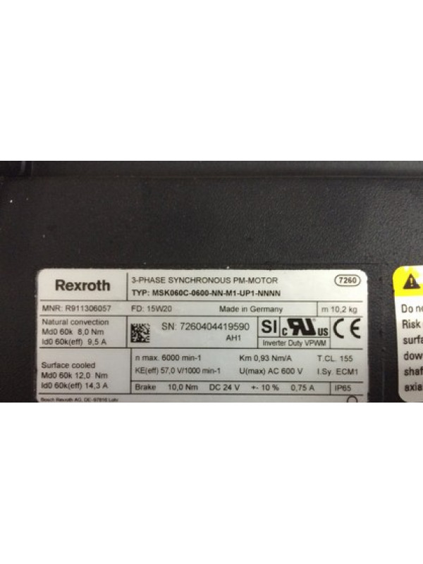Контроллер Rexroth Bosch R911306057 MSK060C-0600-NN-M1-UP1-NNNN