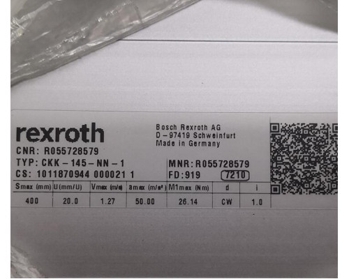 Модуль Rexroth Bosch R055728579 CKK-145-NN-1