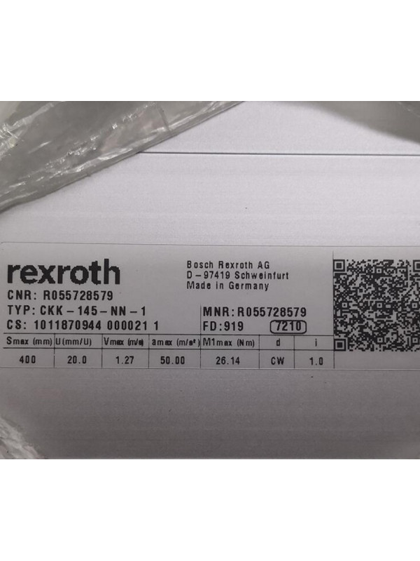 Модуль Rexroth Bosch R055728579 CKK-145-NN-1