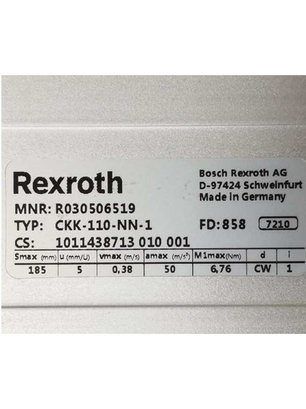 Модуль Rexroth Bosch R030506519 CKK-110-NN-1 