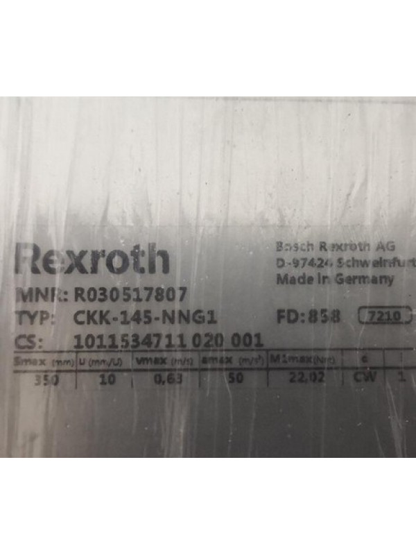 Модуль Rexroth Bosch R030517807 CKK-145-NNG1