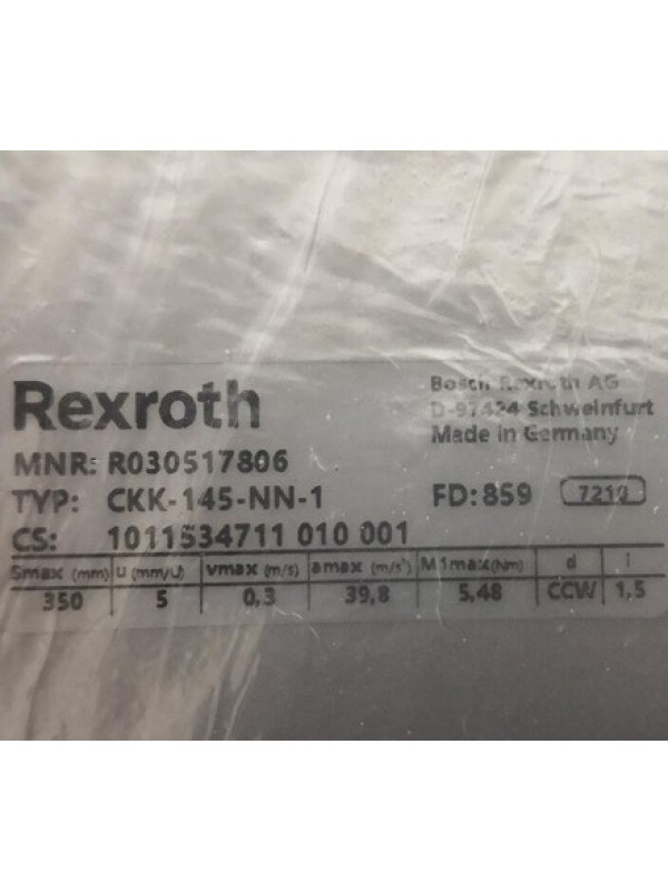 Модуль Rexroth Bosch R030517806 CKK-145-NN-1