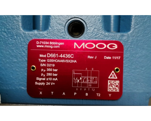 Клапан MOOG D661-4436C G35HOAA6VSX2HA 